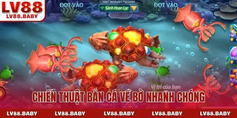 Chiến thuật bắn cá về bờ nhanh chóng