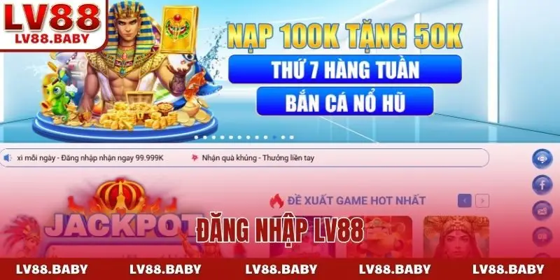 đăng nhập LV88